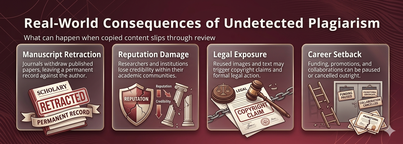 Real-world consequences of undetected plagiarism