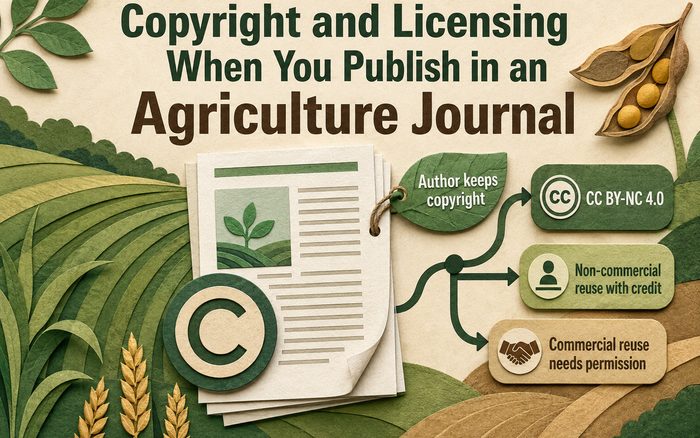 Copyright and Licensing When You Publish in an Agriculture Journal
