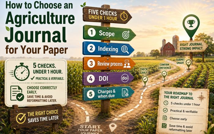 How to Choose an Agriculture Journal for Your Paper