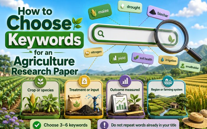 How to Choose Keywords for an Agriculture Research Paper