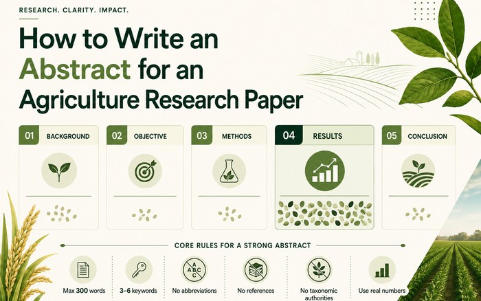 How to Write an Abstract for an Agriculture Research Paper