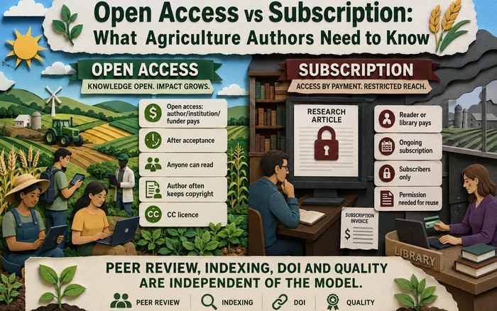 Open Access vs Subscription: What Agriculture Authors Need to Know