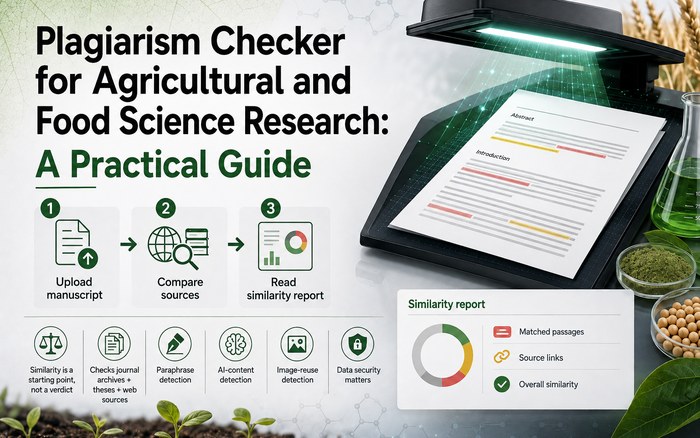 Plagiarism Checker for Agricultural and Food Science Research: A Practical Guide