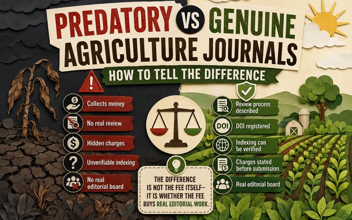 Predatory vs Genuine Agriculture Journals: How to Tell the Difference
